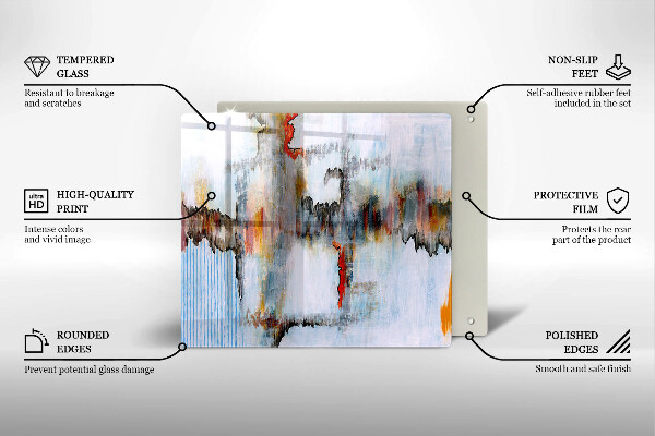 Work surface savers Paints abstraction