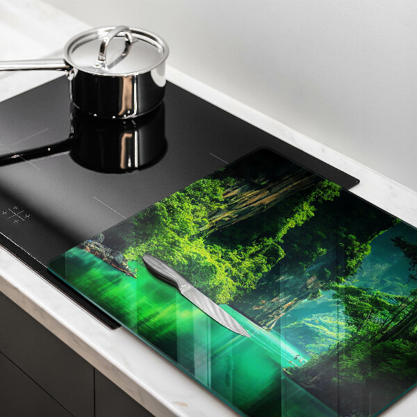 Glass worktop saver Laguna landscape