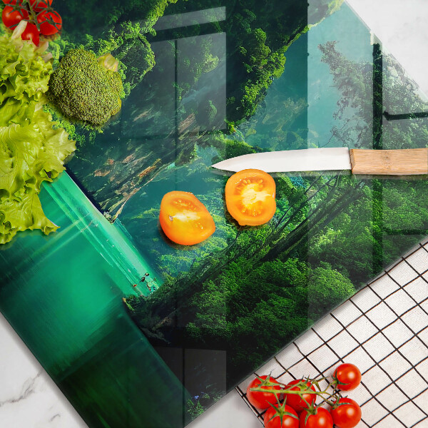 Glass worktop saver Laguna landscape