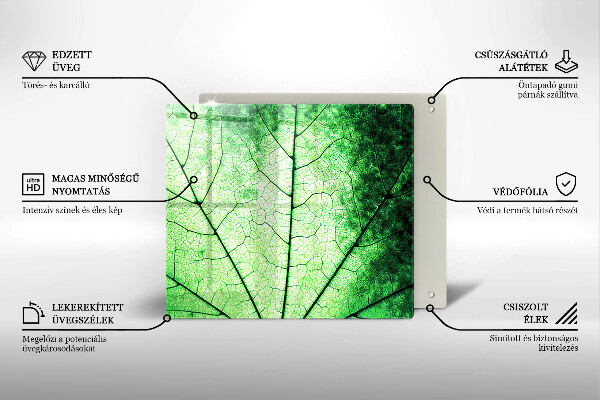 Work surface savers Decorative leaf