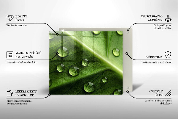 Work surface savers Nature Rosa and Leaf