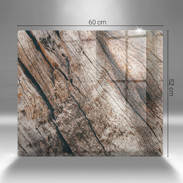 Induction hob protector Wood structure