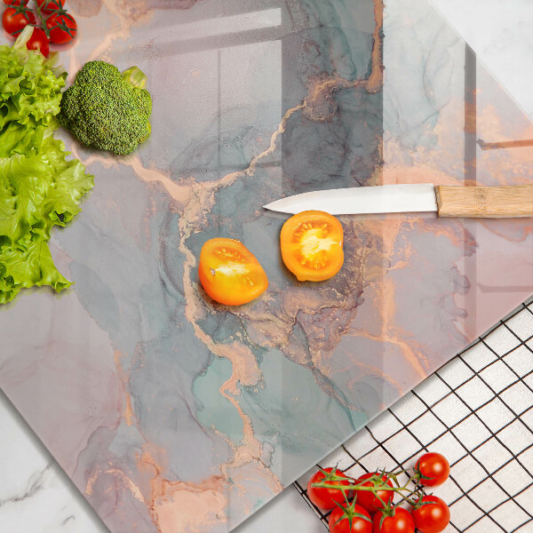 Work surface savers Marble with gold