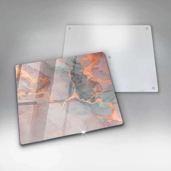 Work surface savers Marble with gold