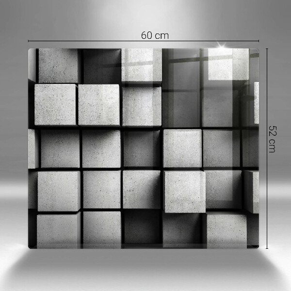 Glass worktop saver 3D geometry background