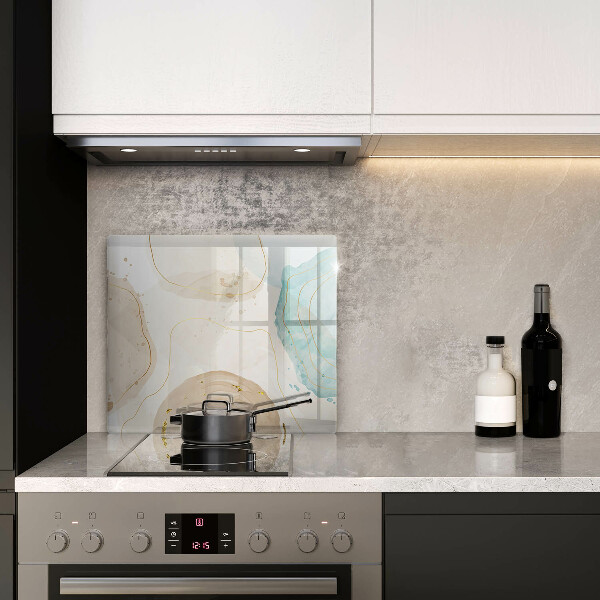 Glass worktop saver Bright boho shapes