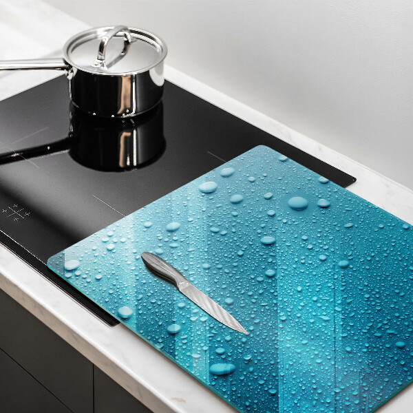 Glass worktop saver Drops of water