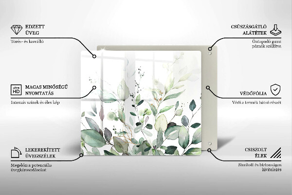 Work surface savers Watercolor plants