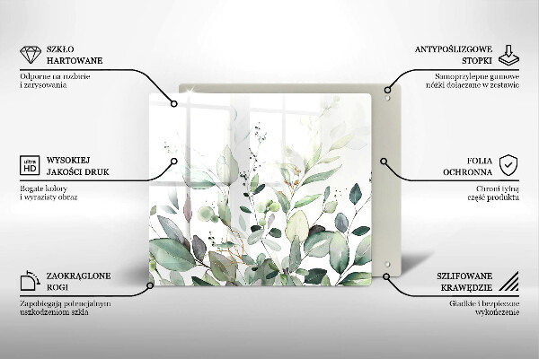 Work surface savers Watercolor plants