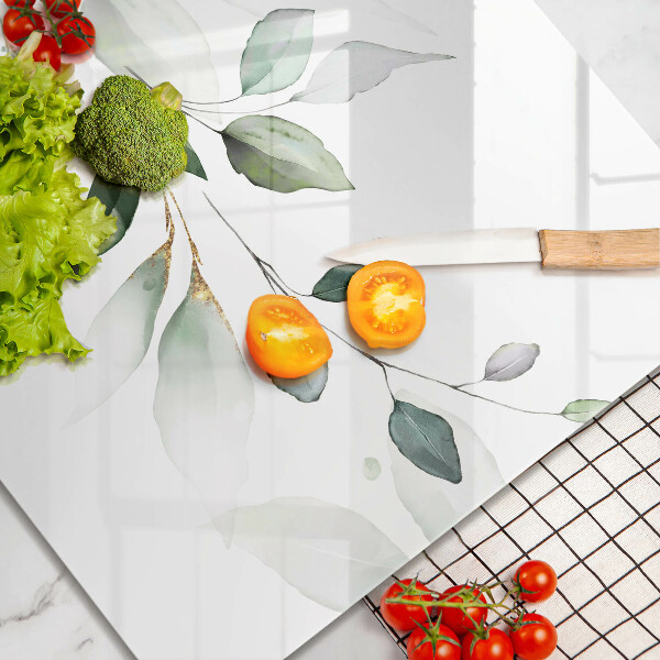 Work surface savers Watercolor leaves