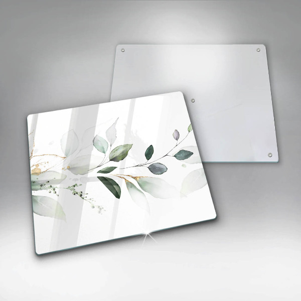 Work surface savers Watercolor leaves