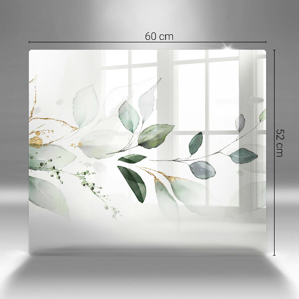 Work surface savers Watercolor leaves