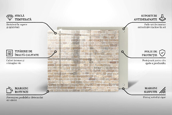 Work surface savers Wall bright bricks