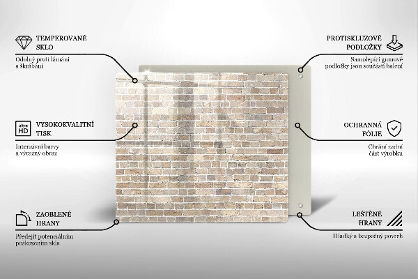 Work surface savers Wall bright bricks