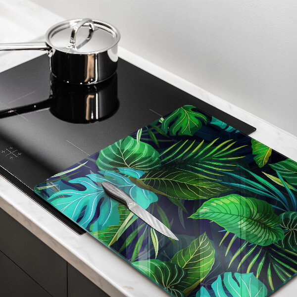 Work surface savers Illustration of the jungle leaves