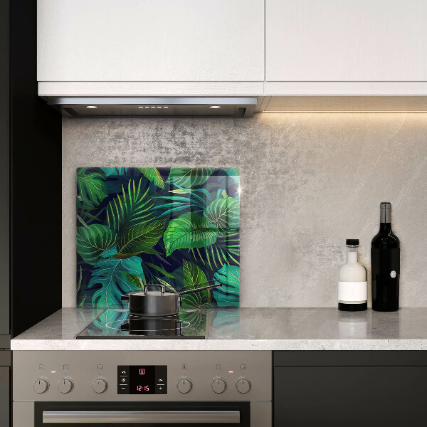 Work surface savers Illustration of the jungle leaves