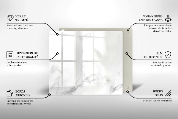 Work surface savers Modern marble