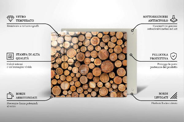 Work surface savers Tree trunks
