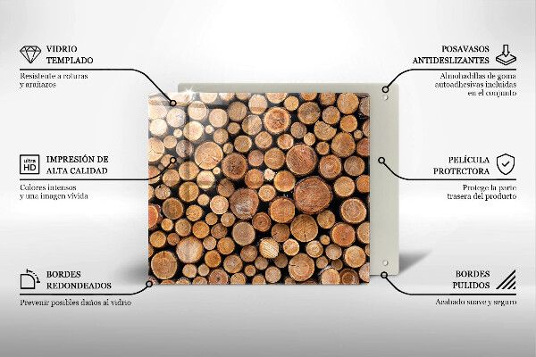 Work surface savers Tree trunks