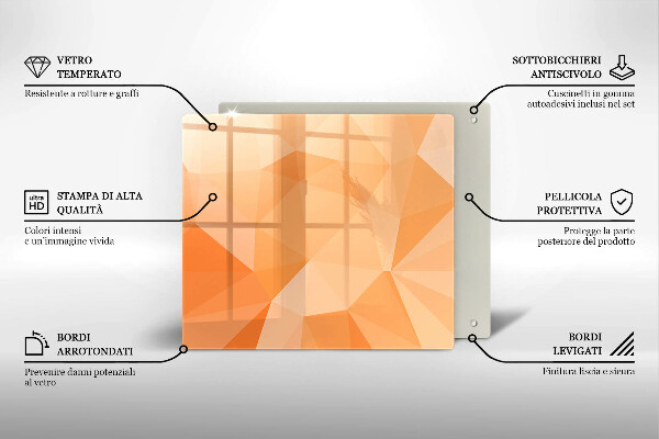 Work surface savers Geomeric background