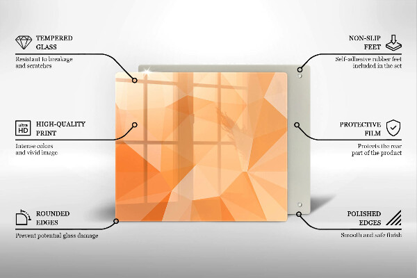 Work surface savers Geomeric background