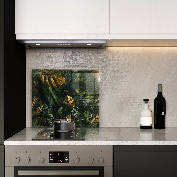 Work surface savers Monstera golden leaves