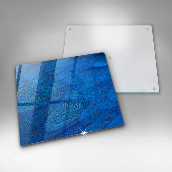 Induction hob protector Bird feathers