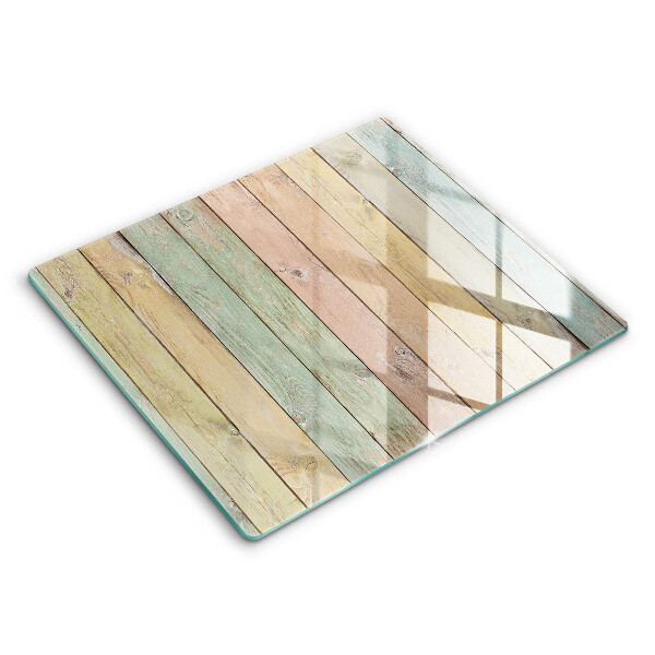 Induction hob protector Colorful vintage boards