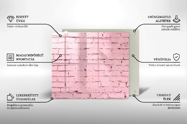 Work surface savers Pastel wall bricks