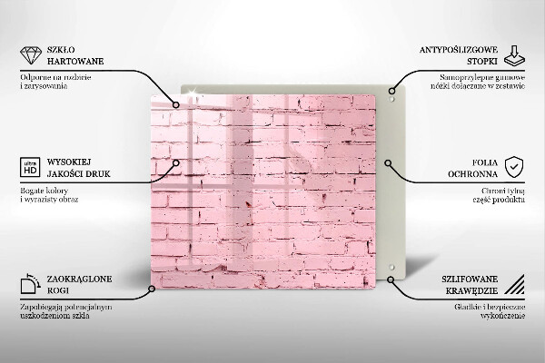Work surface savers Pastel wall bricks