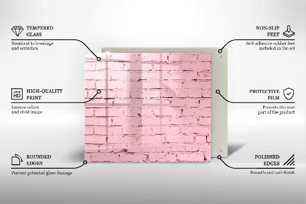 Work surface savers Pastel wall bricks