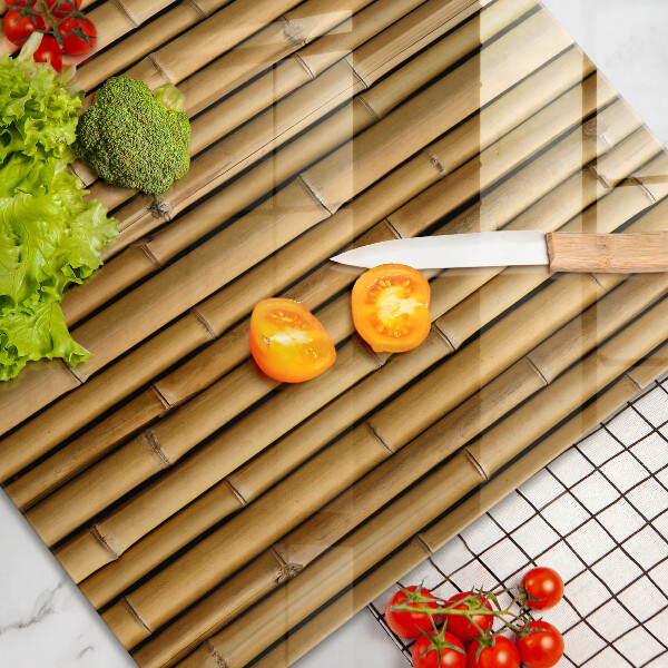 Induction hob cover Nature boho bamboo