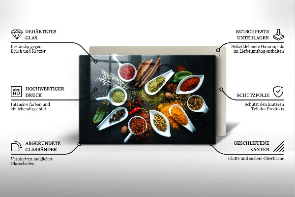 Induction hob protector Kitchen spices