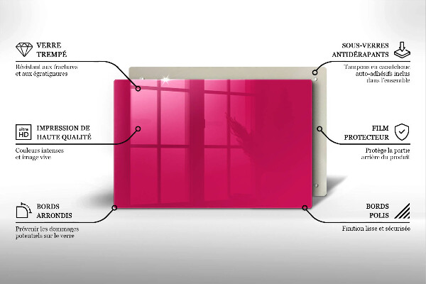 Worktop saver Pink color