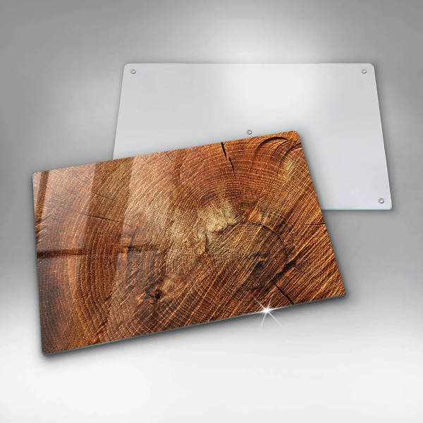 Induction hob cover Wood grain