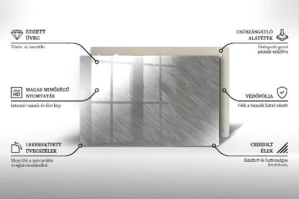 Worktop saver Metal texture background