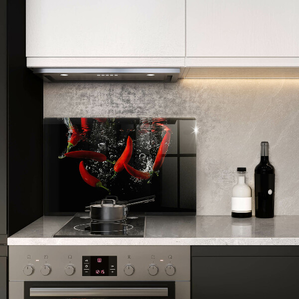 Worktop saver Chili peppers in water