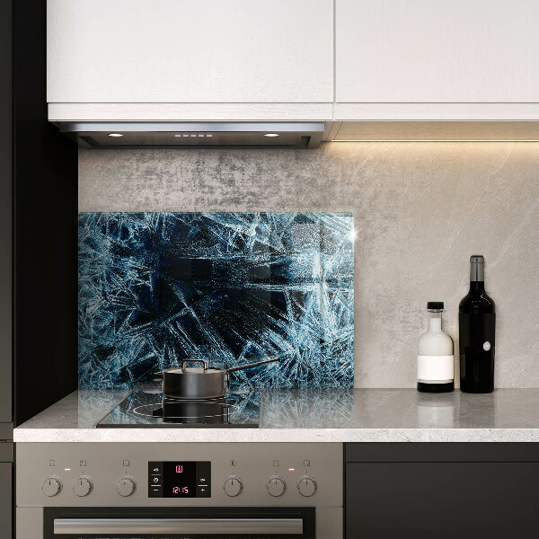 Induction hob protector Sharp ice structure