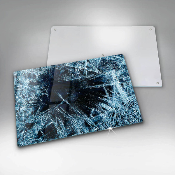 Induction hob protector Sharp ice structure