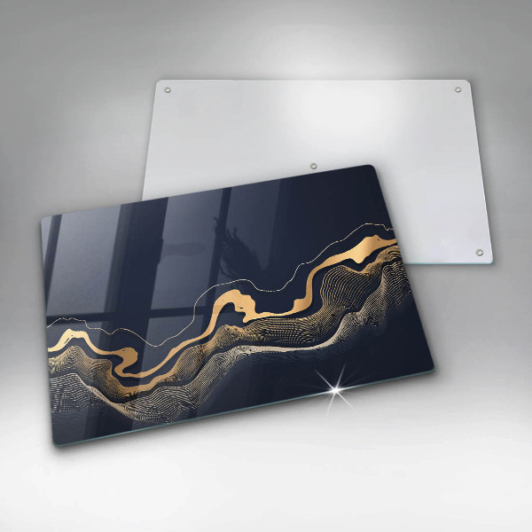 Worktop saver Abstraction golden lines