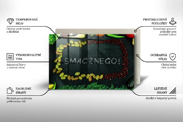 Induction hob protector The inscription Tasty!