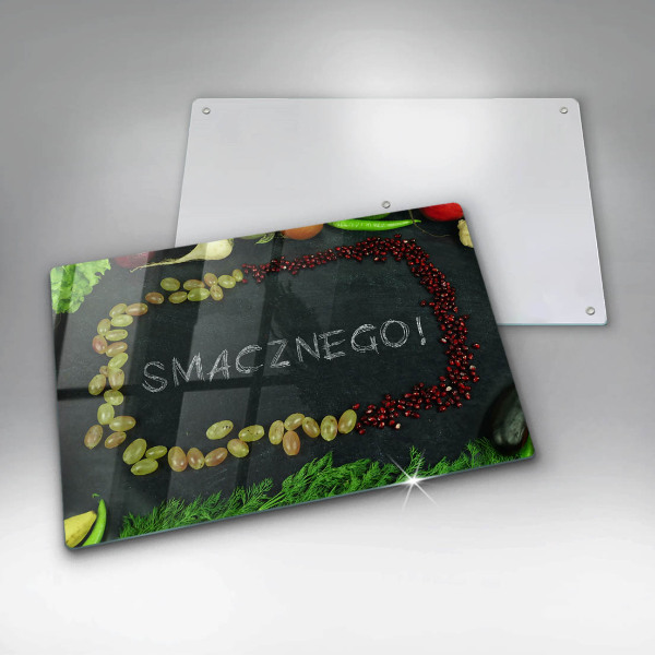 Induction hob protector The inscription Tasty!