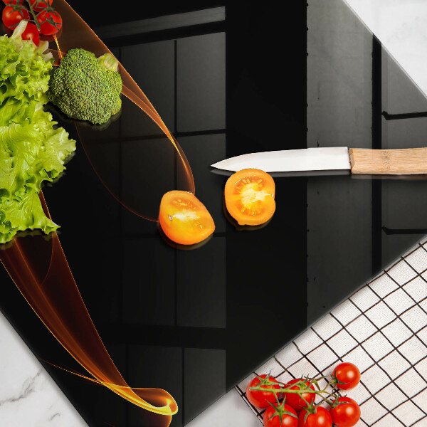 Induction hob protector Abstract lines