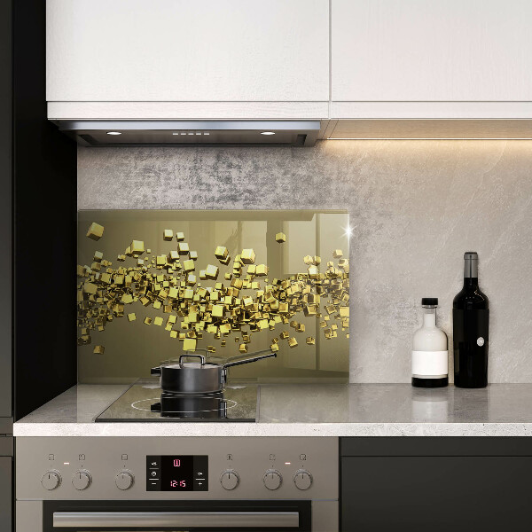Induction hob cover Abstraction 3D geometry