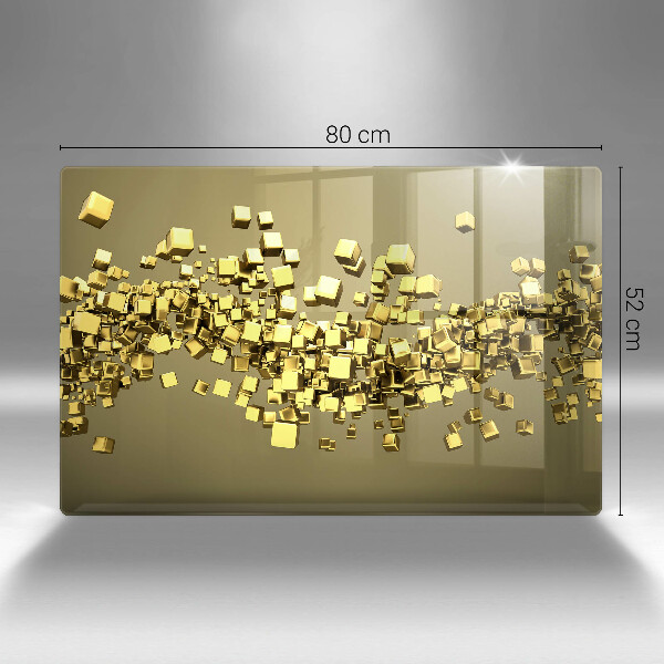 Induction hob cover Abstraction 3D geometry