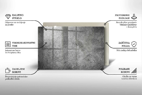 Worktop saver Concrete stone texture