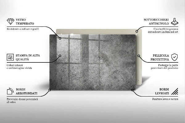 Worktop saver Concrete stone texture