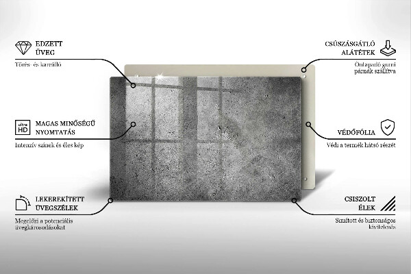 Worktop saver Concrete stone texture