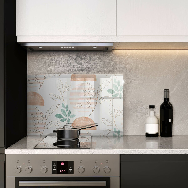 Worktop saver Boho pattern leaves