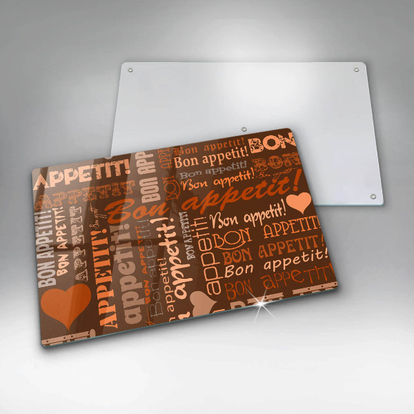 Worktop saver Text Bon Appetit
